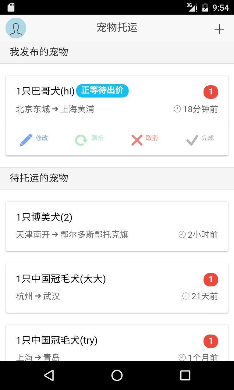 宠物托运