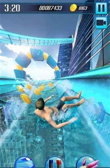 惊险水滑梯