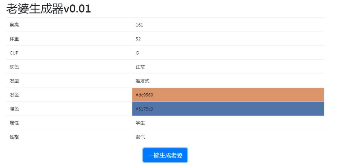 老婆生成器截图