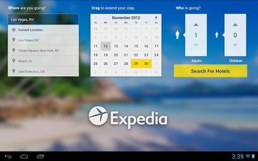 全球定酒店Expedia截图