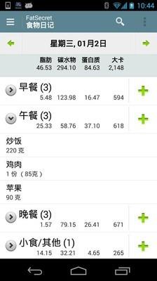 FatSecret截图