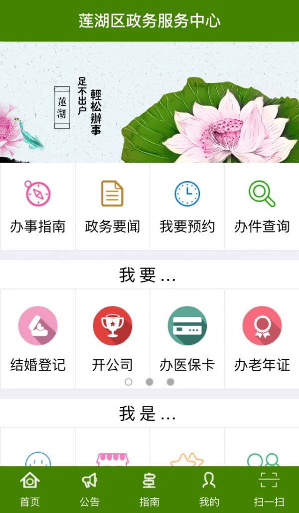 莲湖政务服务截图