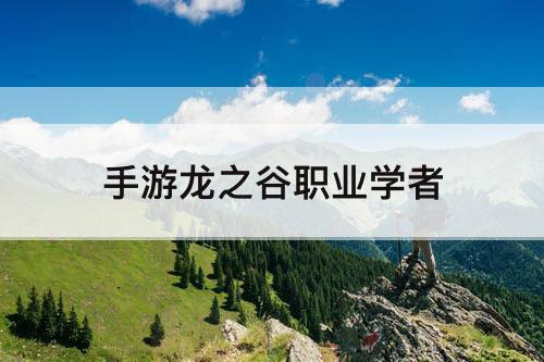 手游龙之谷职业学者
