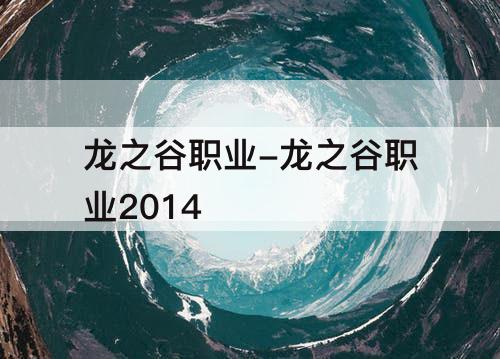 龙之谷职业-龙之谷职业2014