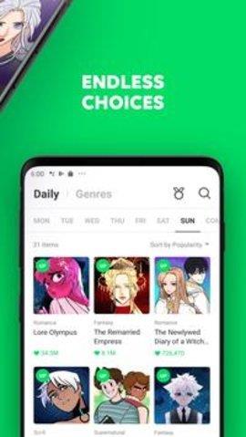 韩国webtoon漫画