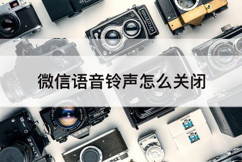 微信语音铃声怎么关闭