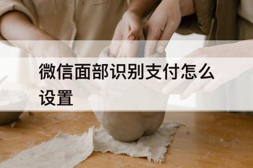 微信面部识别支付怎么设置