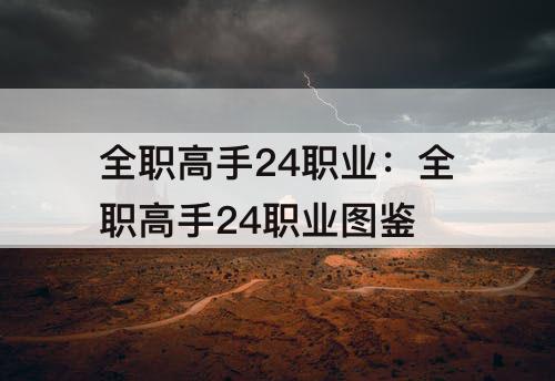 全职高手24职业：全职高手24职业图鉴