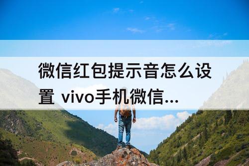 微信红包提示音怎么设置 vivo手机微信红包提示音怎么设置方法