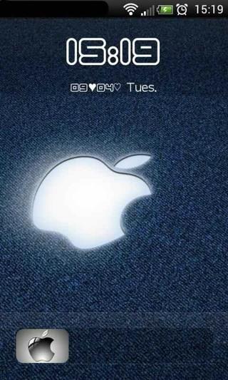 iPhone5锁屏截图