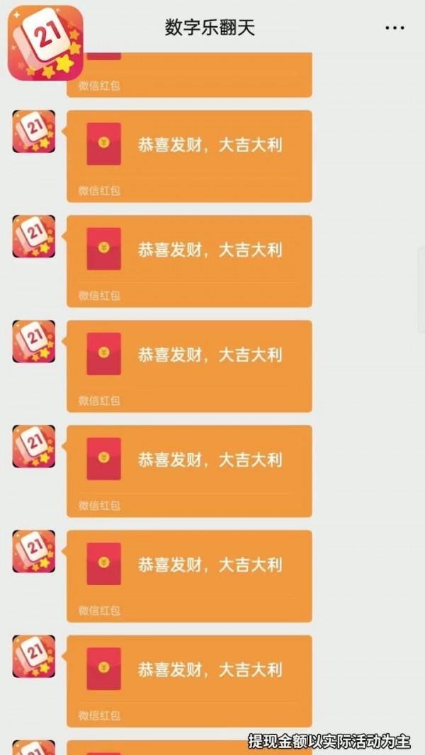 数字乐翻天红包版截图