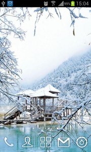 恬静雪景动态壁纸