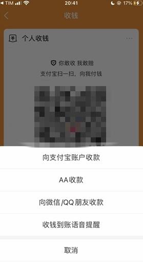 支付宝到账方言版截图