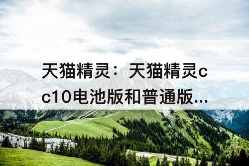 天猫精灵：天猫精灵cc10电池版和普通版区别