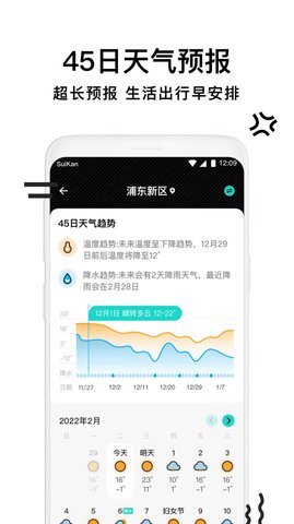 幸福天气管家截图