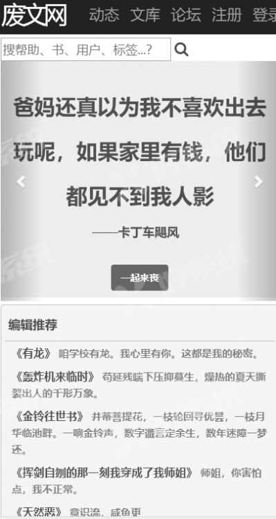 废文网李鬼分站截图