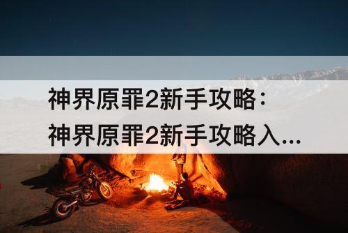 神界原罪2新手攻略：神界原罪2新手攻略入门