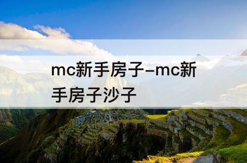 mc新手房子-mc新手房子沙子