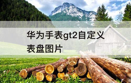 华为手表gt2自定义表盘图片