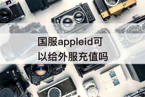国服appleid可以给外服充值吗