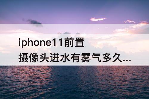 iphone11前置摄像头进水有雾气多久能干