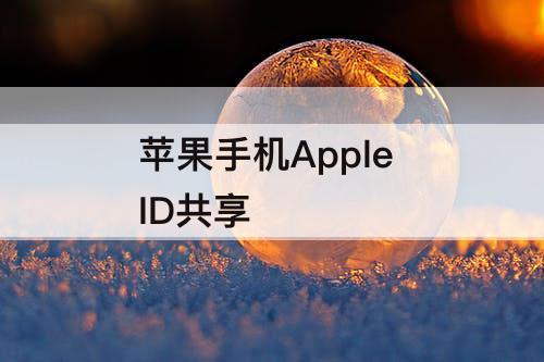 苹果手机Apple ID共享