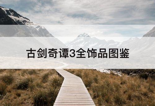 古剑奇谭3全饰品图鉴