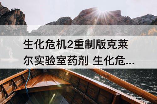 生化危机2重制版克莱尔实验室药剂 生化危机2重制版克莱尔实验室药剂调配