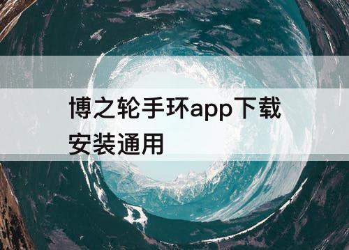博之轮手环app下载安装通用