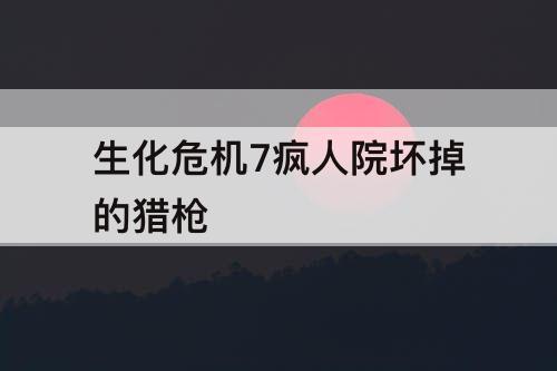 生化危机7疯人院坏掉的猎枪