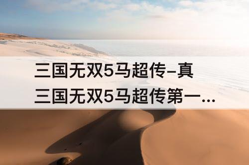 三国无双5马超传-真三国无双5马超传第一关