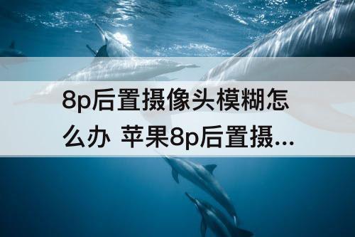 8p后置摄像头模糊怎么办 苹果8p后置摄像头模糊怎么办