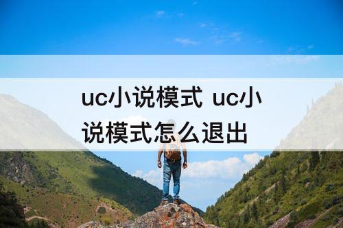 uc小说模式 uc小说模式怎么退出