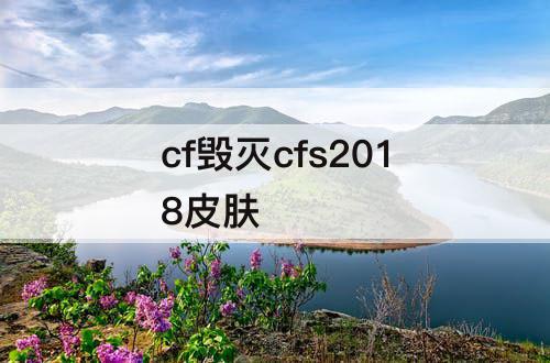 cf毁灭cfs2018皮肤