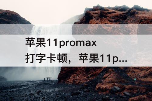 苹果11promax打字卡顿，苹果11promax打字卡顿是什么原因