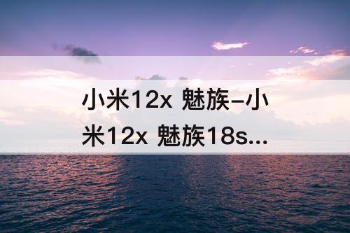小米12x 魅族-小米12x 魅族18s哪护眼