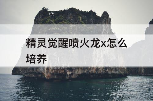 精灵觉醒喷火龙x怎么培养