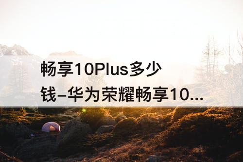 畅享10Plus多少钱-华为荣耀畅享10plus多少钱