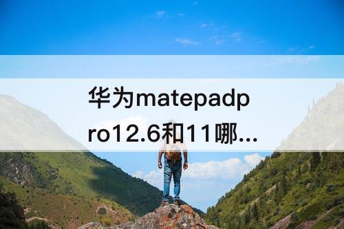 华为matepadpro12.6和11哪个好