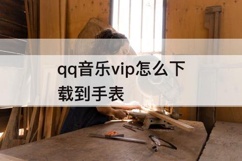 qq音乐vip怎么下载到手表