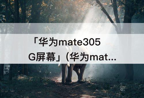 「华为mate305G屏幕」(华为mate305g屏幕供应商)