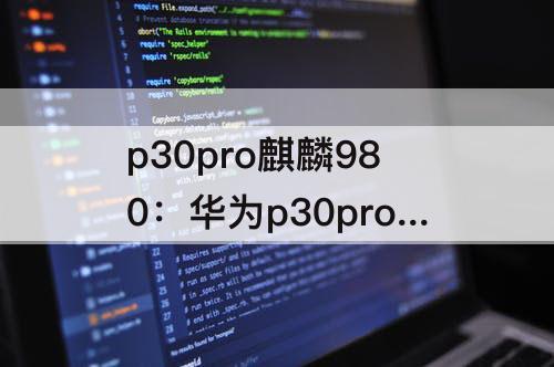 p30pro麒麟980:华为p30pro麒麟980